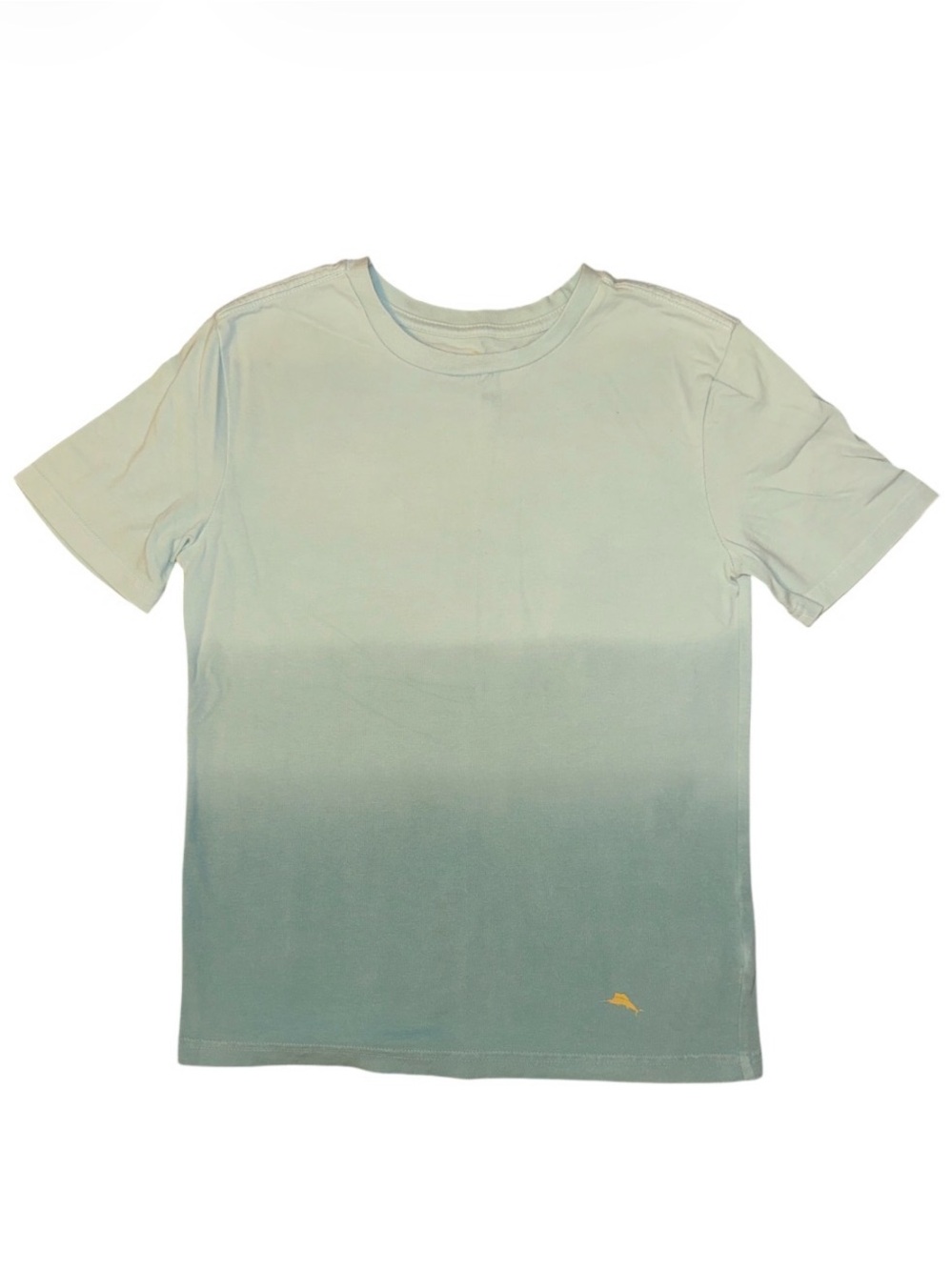 Tommy Bahama Kids Ombre Green Crew Neck Tee Cotton with Stretch
